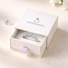 Celeste Eternity Ring – 1ct VVS Moissanite in Solid 925 Sterling Silver