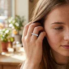 Celeste Eternity Ring – 1ct VVS Moissanite in Solid 925 Sterling Silver