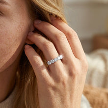 Celeste Eternity Ring – 1ct VVS Moissanite in Solid 925 Sterling Silver