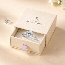 Luxury 1.5CT Oval Moissanite Ring – Diamond-Like Sparkle | 925 Sterling Silver