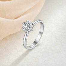 Luxury 2ct Solitaire Ring – Dazzling Moissanite with 925 Sterling Silver