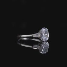 Luxury 1.5CT Oval Moissanite Ring – Diamond-Like Sparkle | 925 Sterling Silver