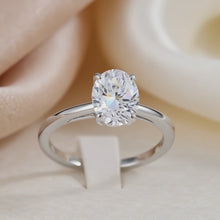 2 Carat Oval Moissanite Solitaire Style Ring – D Color VVS1 | Solid 925 Sterling Silver